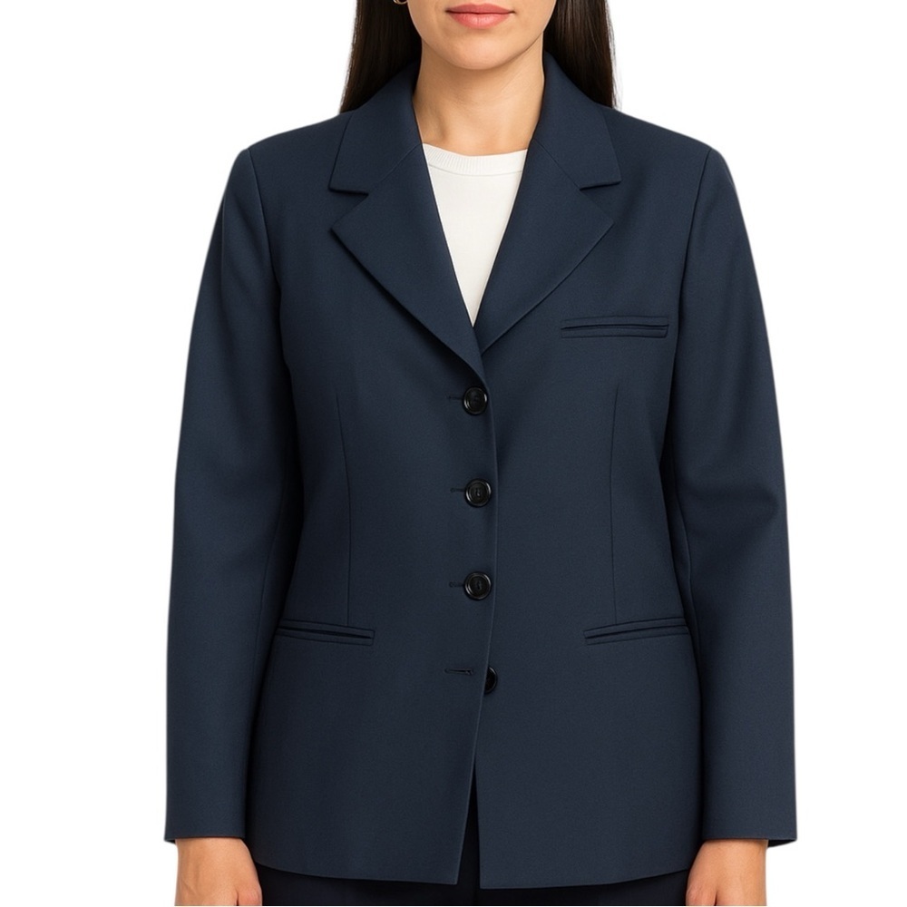 Salima Made in Italy Navy Blue Blazer Classic Fit Size S